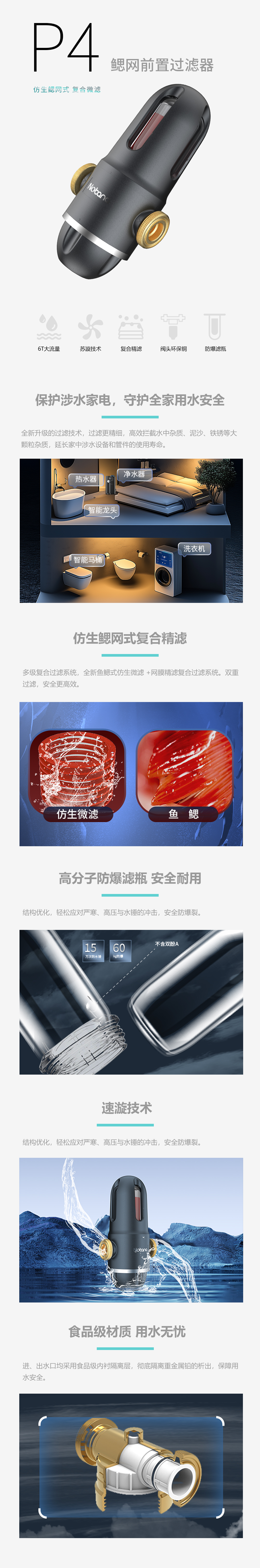 P4鳃网前置过滤器